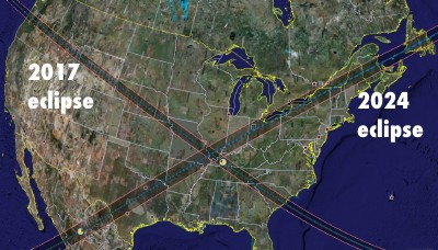 2017 To 2024 Demarcated By Two Total Solar Eclipses - UNSEALED - World