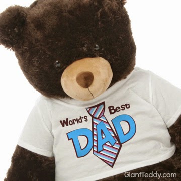 dark chocolate brown fur and a custom teddy bear shirt