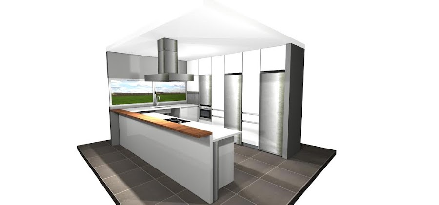 [Decotips] ¿Una cocina larga y estrecha? no es problema | Decoración