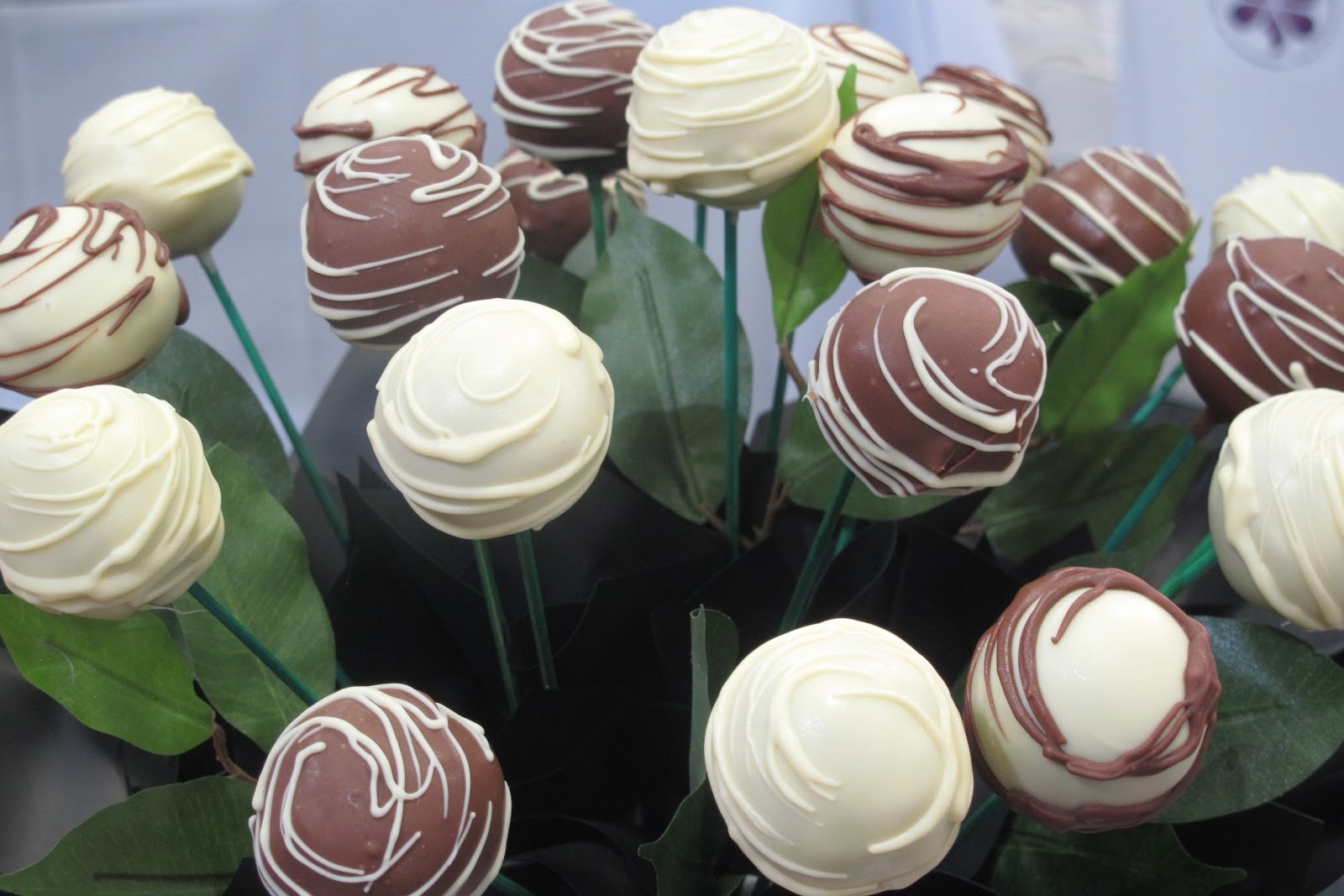 Shoot and Eat Chocolate Flowers