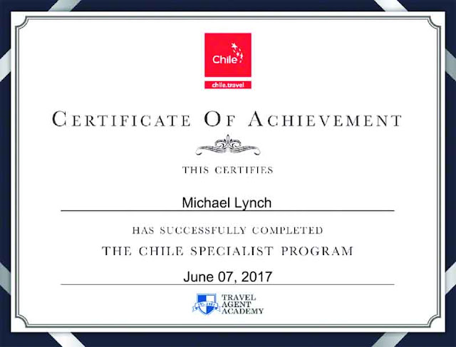 Chile Specialist Certificate