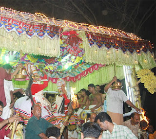 Garudan Thookkam at Varanad Devi Temple Festival in Cherthala, Kerala