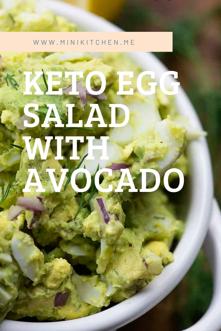 Keto Egg Salad With Avocado