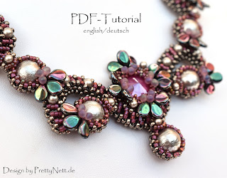 Beaded necklace design by PrettyNett.de