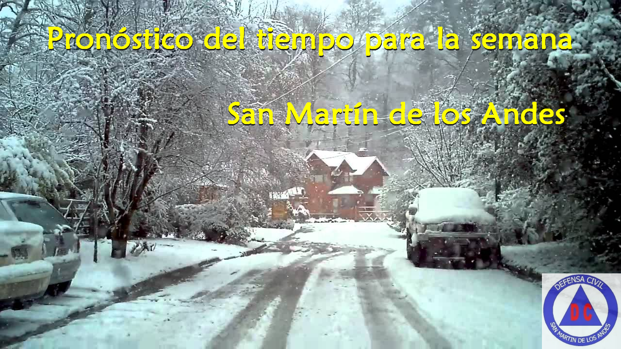 pronostico san martin de los andes