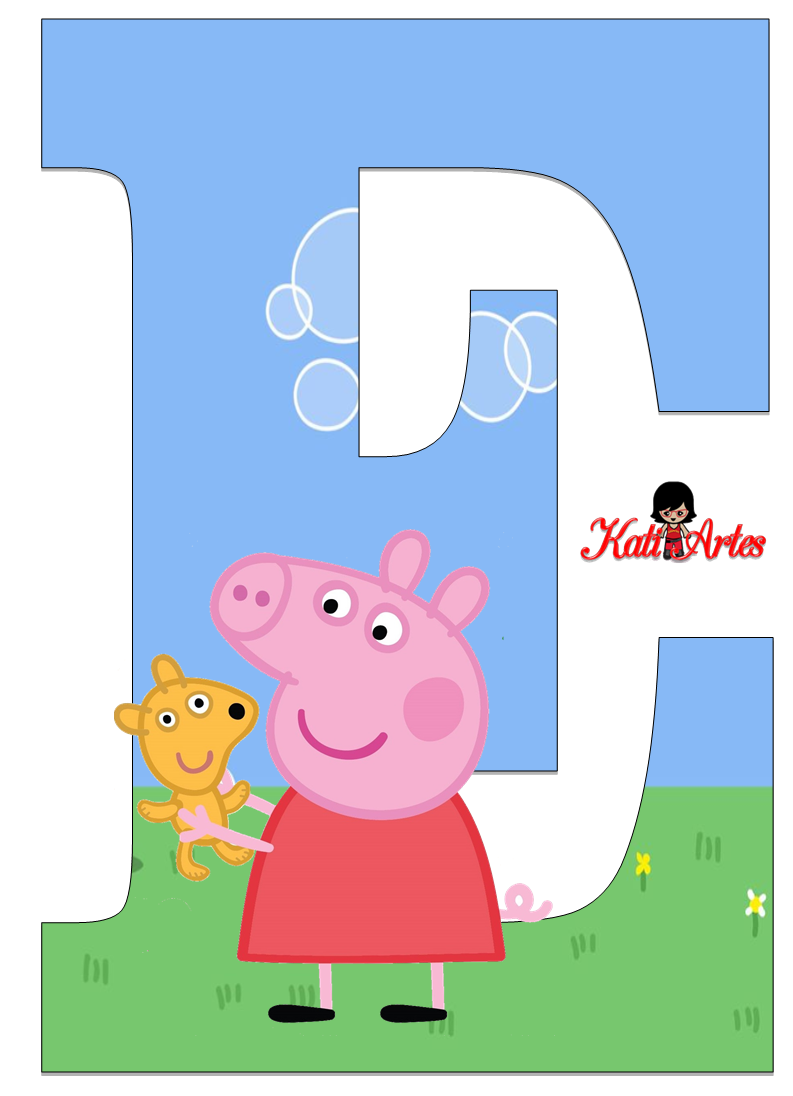 Alfabeto de Peppa Pig y Perrito 2. - Oh my Alfabetos!