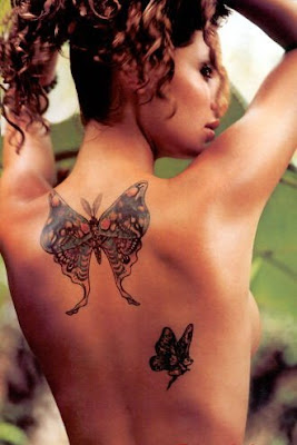 butterfly back tattoo designs