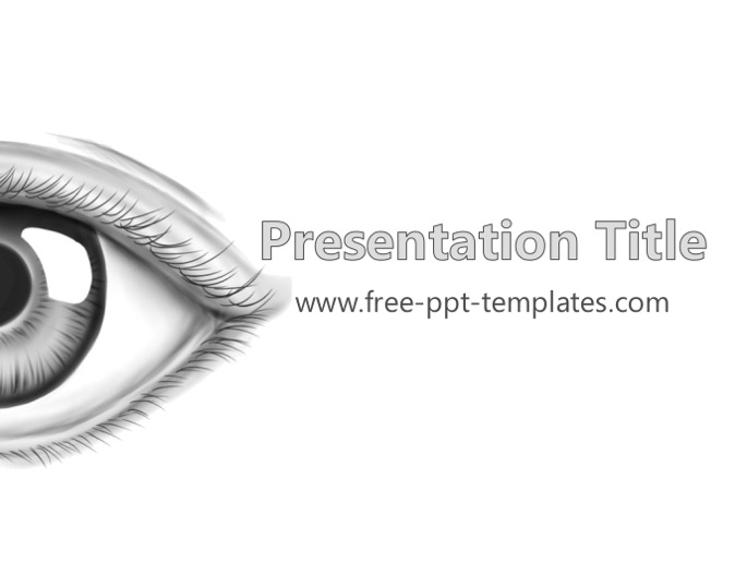 Free Powerpoint Templates Eye