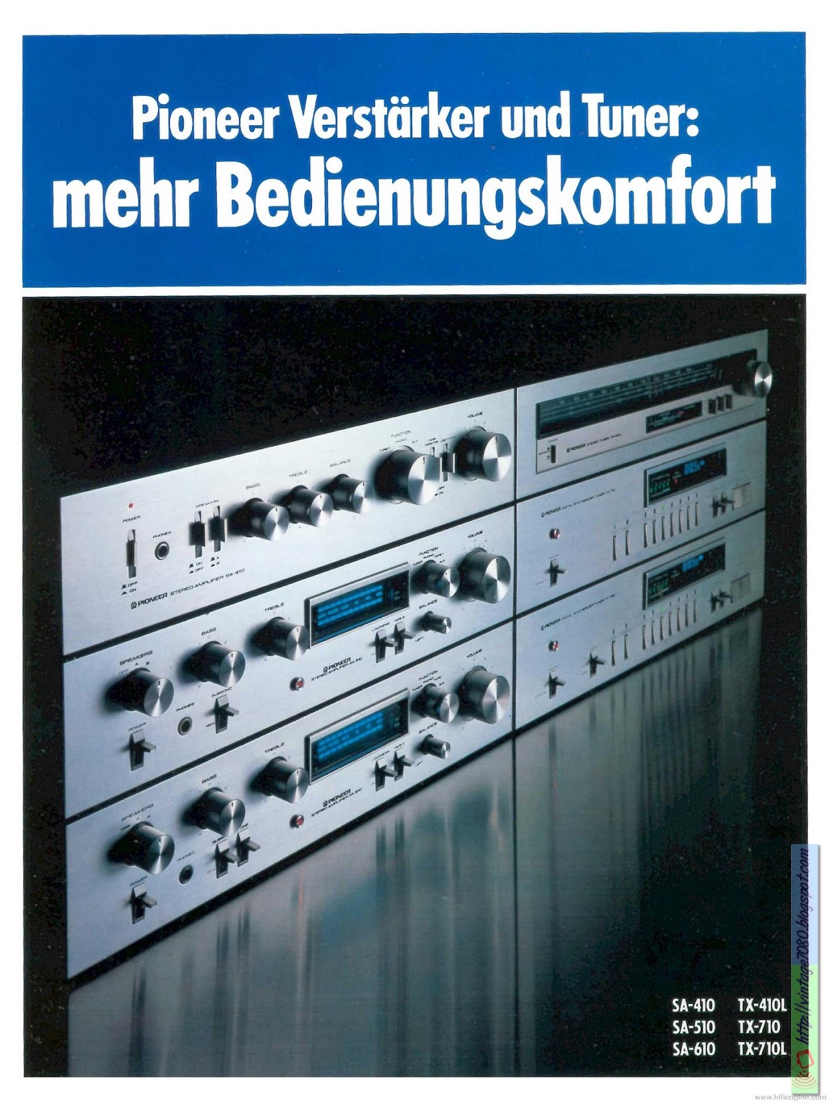 Vintage 70 80 Pioneer 14 Catálogo 1980 Amplificadores e Sintonizadores