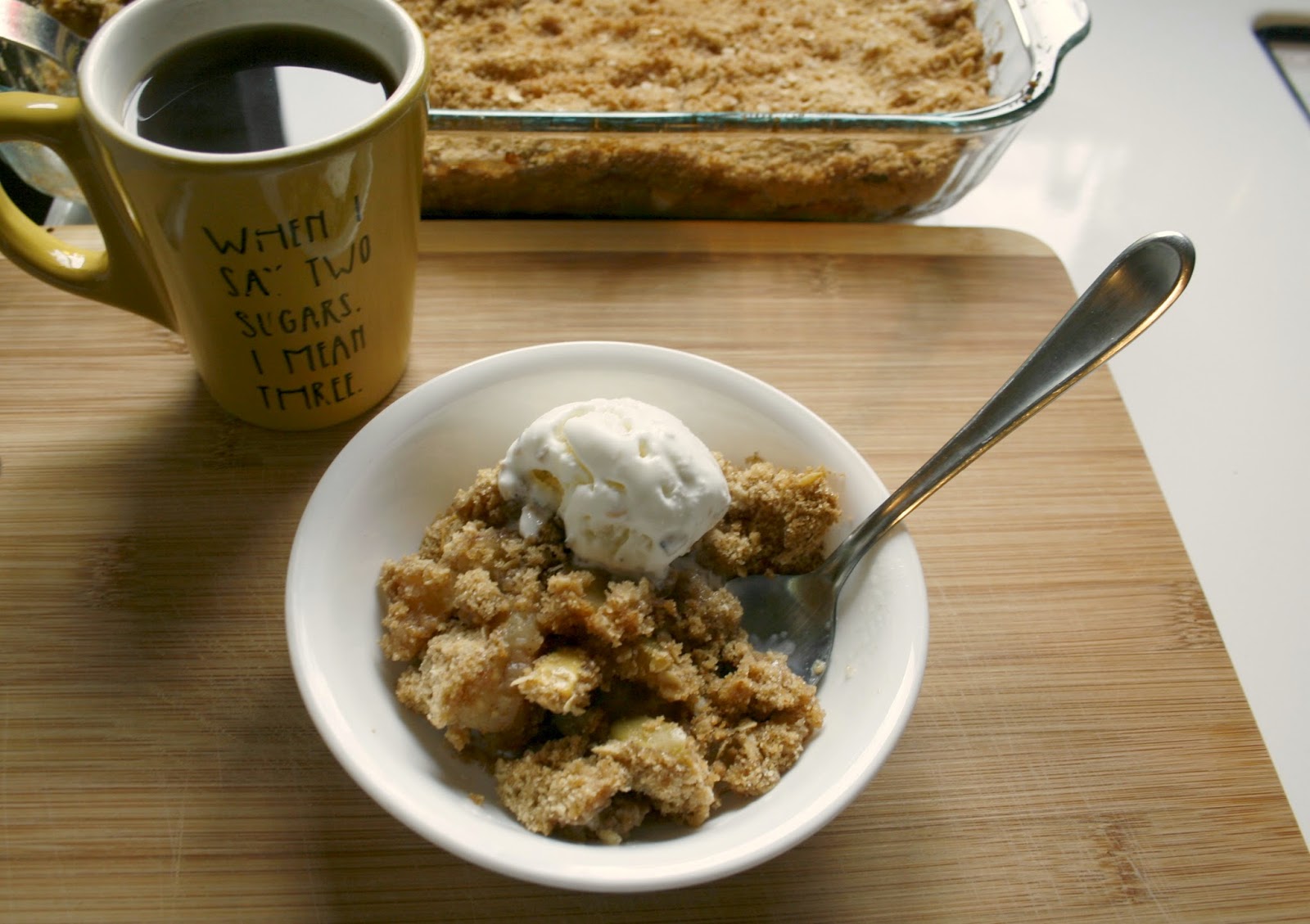 Rags and Roses Recipe Apple Crisp