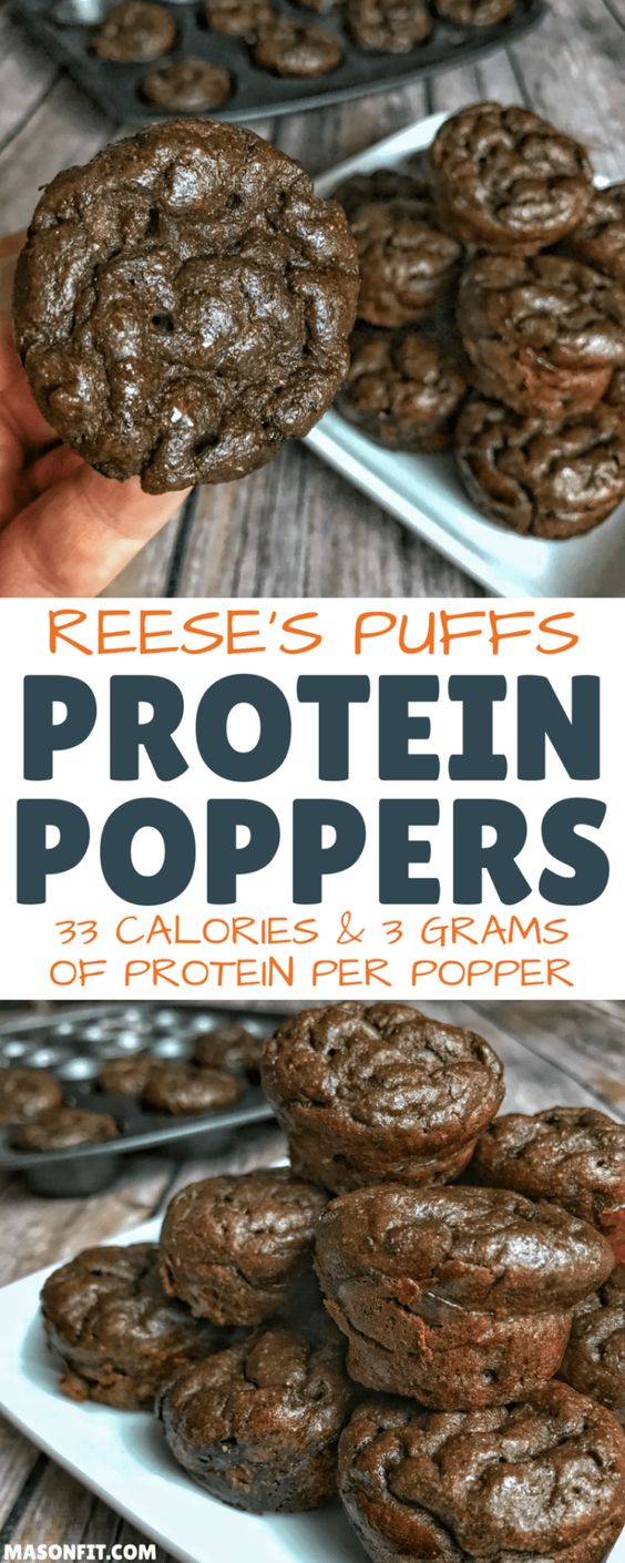 REESE’S PUFFS PROTEIN POPPERS: LOW CALORIE DESSERT