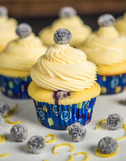 FUN RECIPE WORLD : Blueberry Lemon Cupcakes With White Chocolate Icing ...
