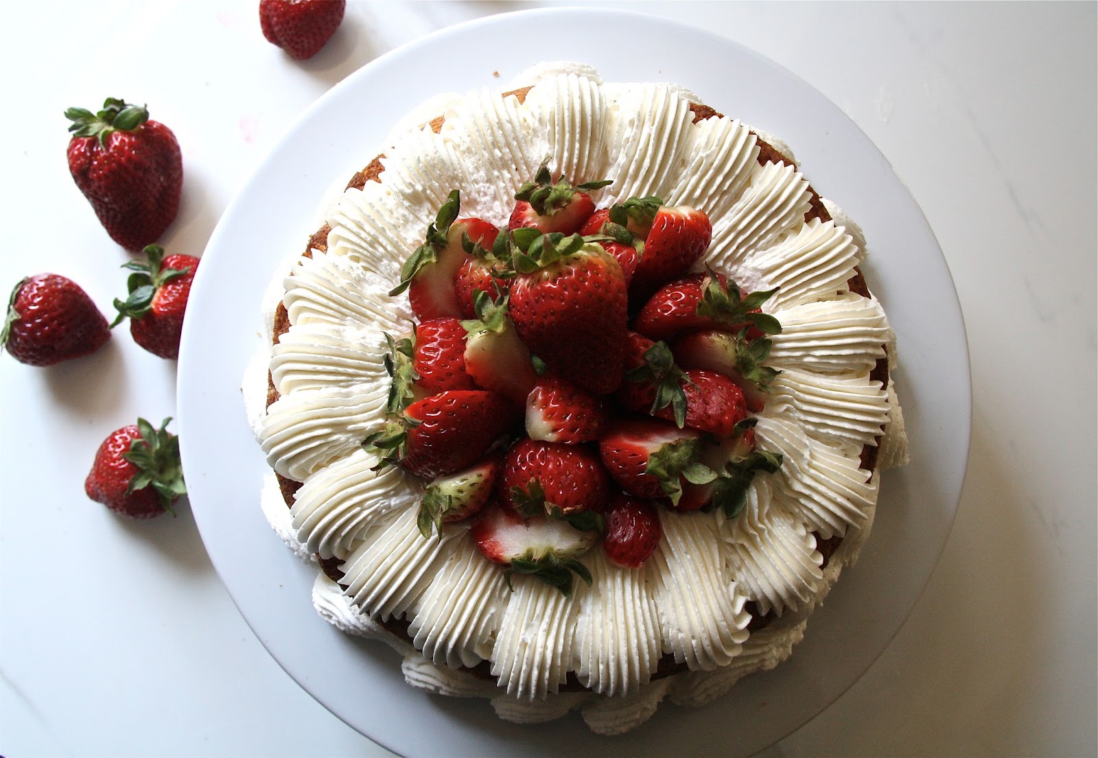 salted sugared spiced™ Strawberry Jam Sponge Cake