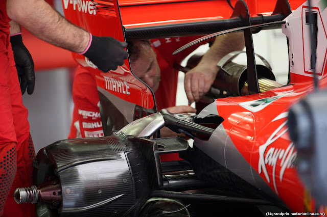 FERRARI SF71H - Ala posteriore utilizzata in Australia e in Bahrain
