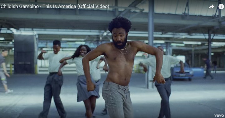 This dance is called 'the cake walk'. That is what you are watching Childish Gambino and the children perform in this video.