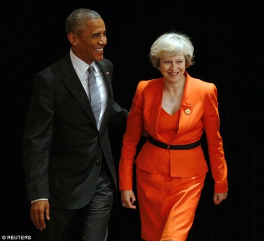 British PM Theresa May meets Obama and other world leaders for the first time (photos) British PM Theresa May meets Obama and other world leaders for the first time (photos)