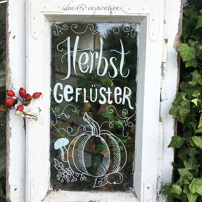 Ideas and Inspirations Gartendeko mit Handlettering * garden