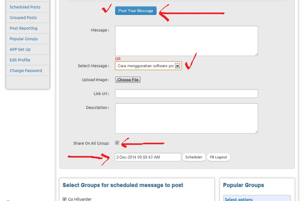 Message popular. Message popular