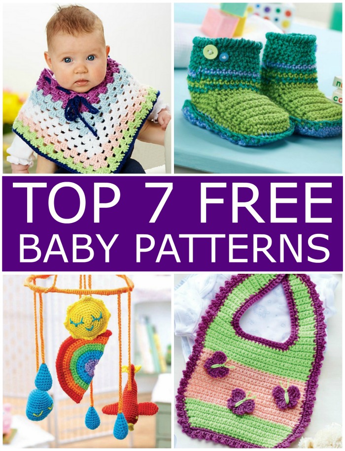 Top 7 Free Crochet Baby Patterns