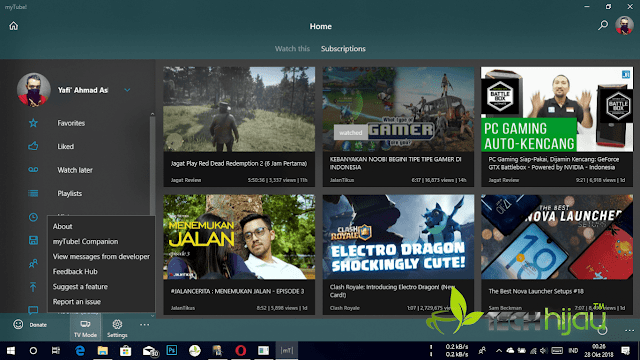 myTube! - TV Mode myTube! - TV Mode