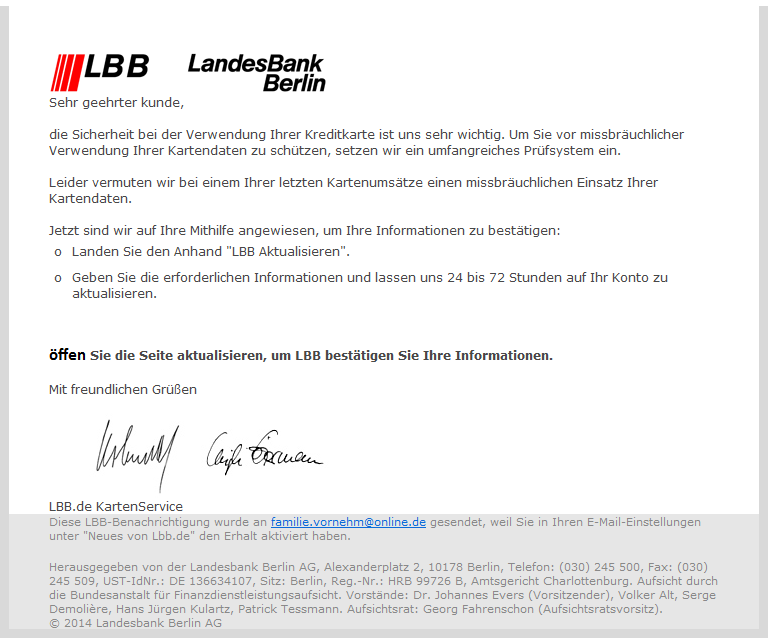 lbb sicherheitshinweis LBB SICHERHEITSHINWEIS