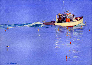 "Tanner G" - 14" x 20" - Watercolor By Paul Sherman "Tanner G" - 14" x 20" - Watercolor By Paul Sherman