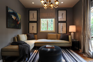Assorted Modern Sofa Bed for Various Modern Rooms Simple Interior of the Living Room with Brown Modern Sofa Bed and Dark Table under Chandelier