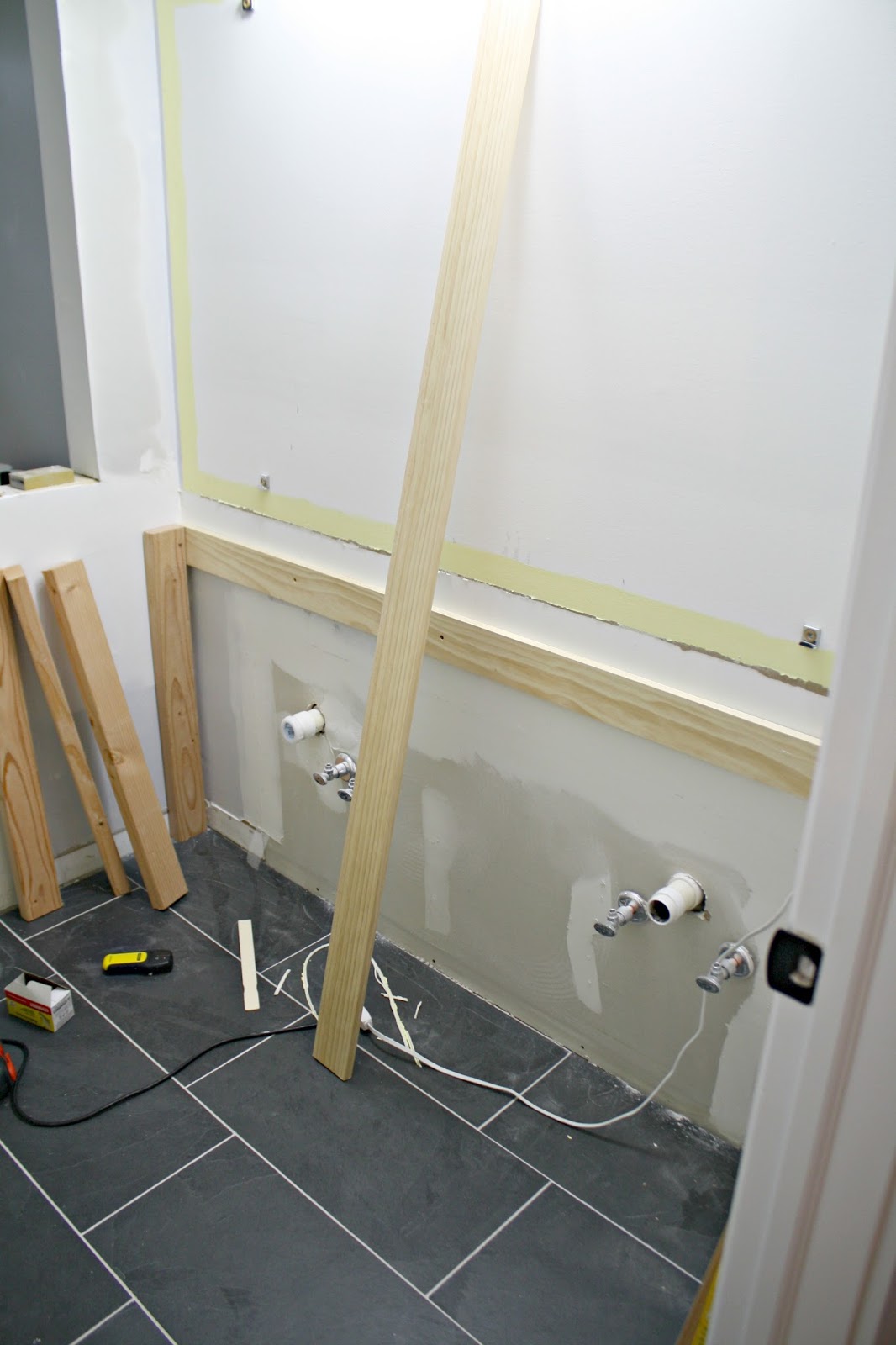 How to Build a Built-in Bath Cabinet (DIY)