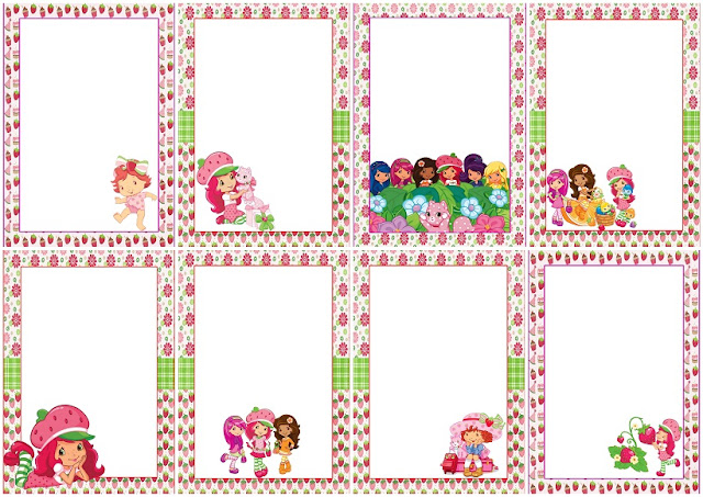 Marcos, Invitaciones, Tarjetas o Etiquetas de Strawberry Shortcake, Fresita o Frutilla para Imprimir Gratis. Marcos, Invitaciones, Tarjetas o Etiquetas de Strawberry Shortcake, Fresita o Frutilla para Imprimir Gratis.