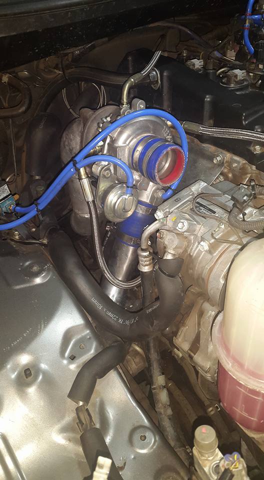Sharing memperpendek pipa ke intercooler mengurangi turbo lag RHF4