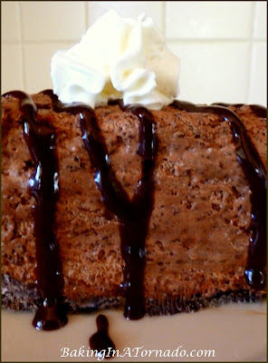 Mile High Triple Chocolate Pie for the ultimate chocolate lover, a no bake rich chocolate pie | Recipe developed by www.BakingInaTornado.com | #recipe #dessert #pie