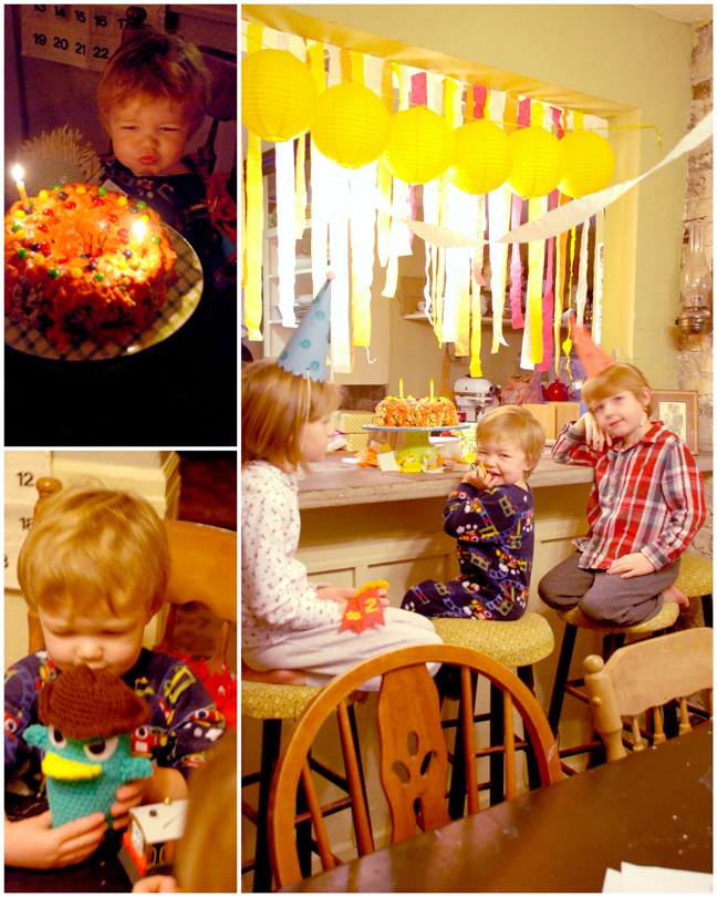 a last second birthday party