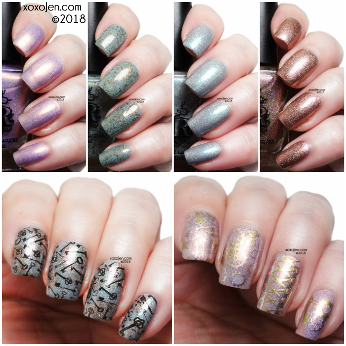 xoxoJen's swatch collage of Rogue Lacquer 