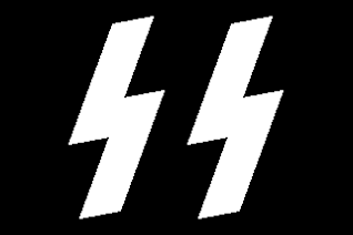 Bandera de las SS nazis