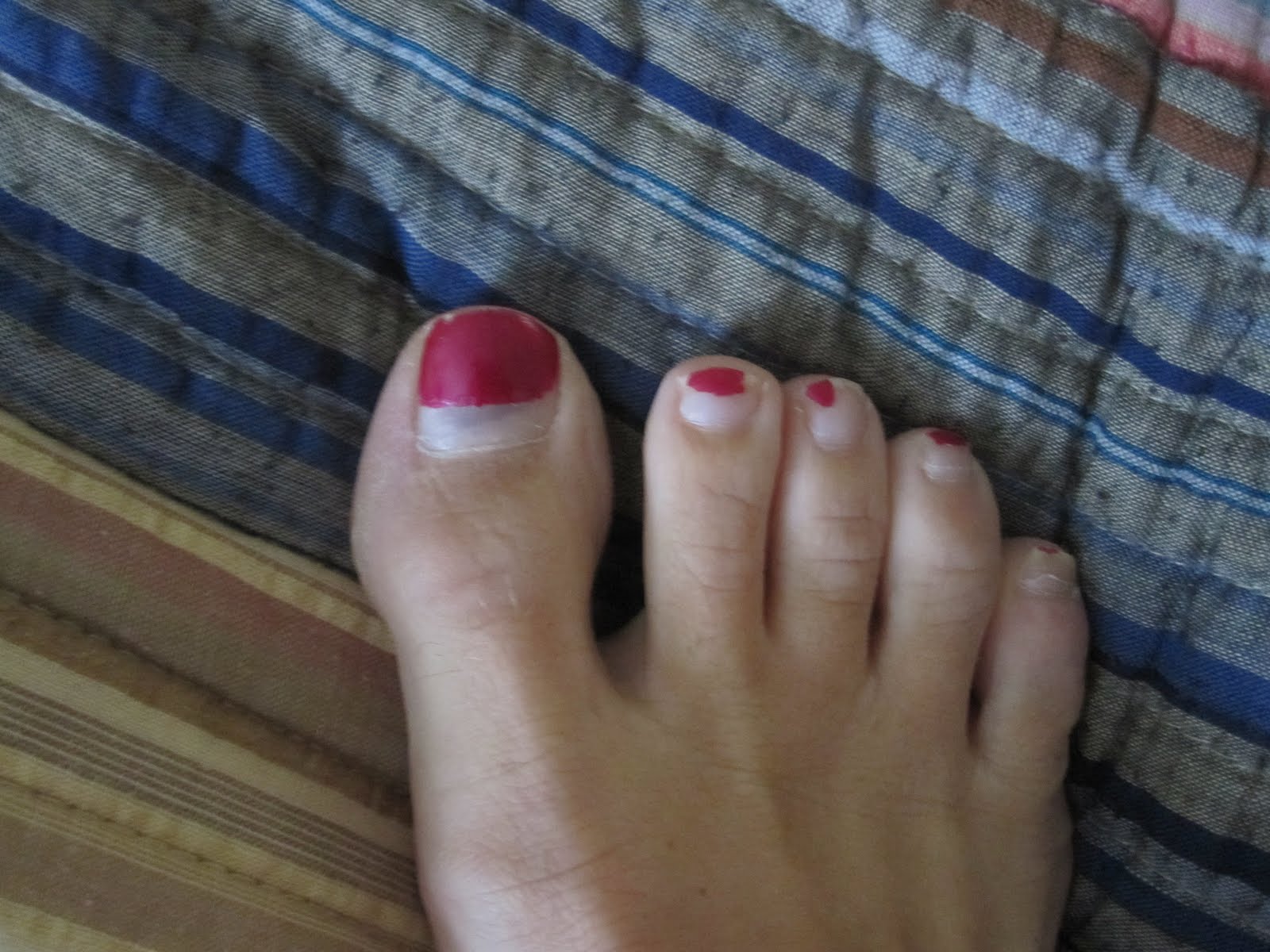 The Unexpected Runner I officially have gross running feet....& a