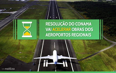 Resolução do Conama vai acelerar obras dos aeroportos regionais - Eliseu Padilha
