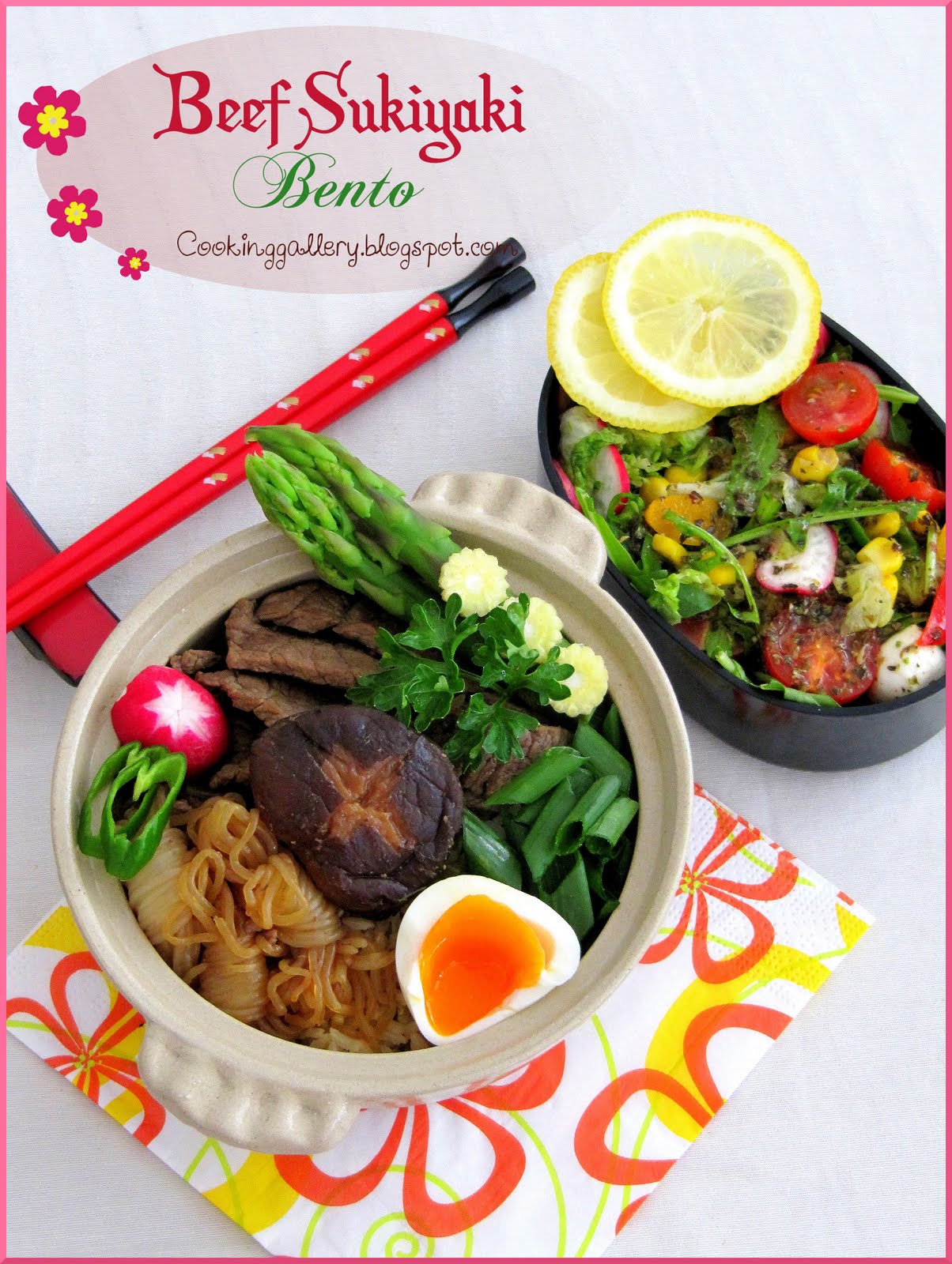 Beef Sukiyaki Cooking Gallery