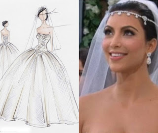 Kim Kardarshian Wedding Dress Fashion and Style