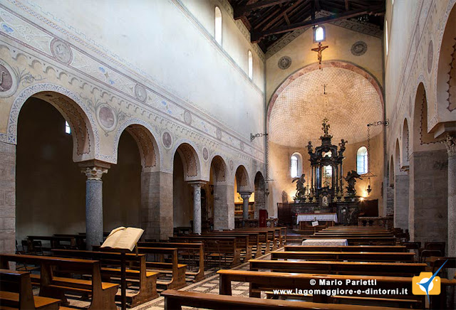 Interno basilica Arsago Seprio Interno basilica Arsago Seprio
