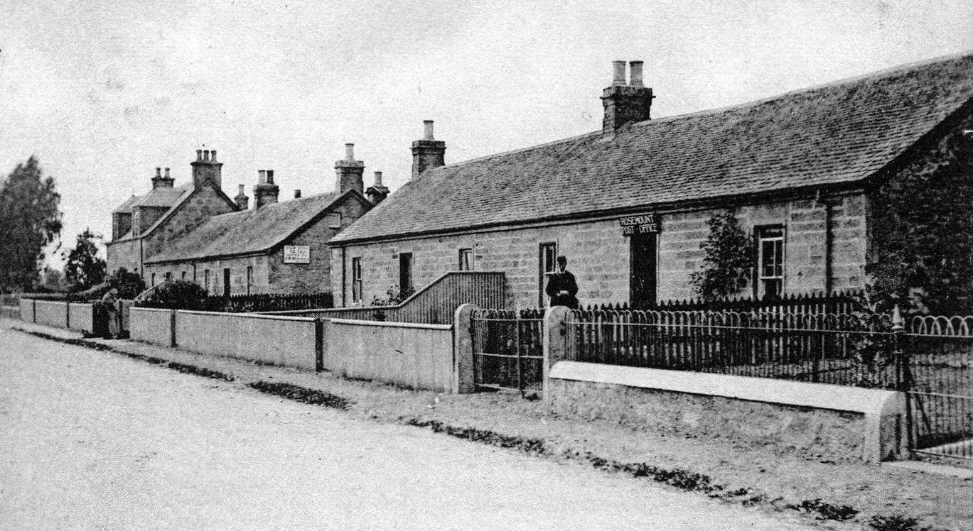 Tour Scotland Old Photograph Cottages Rosemount Blairgowrie