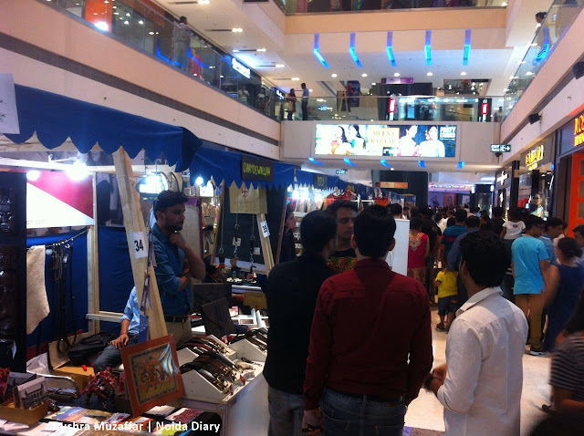 Noida Diary: People Shopping at The Kraft Festival in Noida