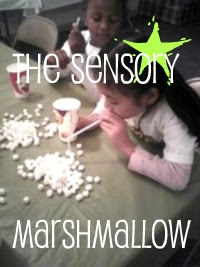 Sensory Marshmallows Game for Children fun for kids activities