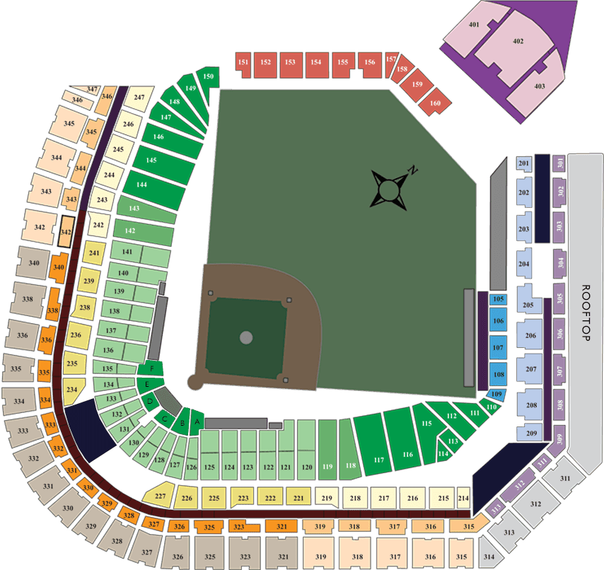 coors field seating chart