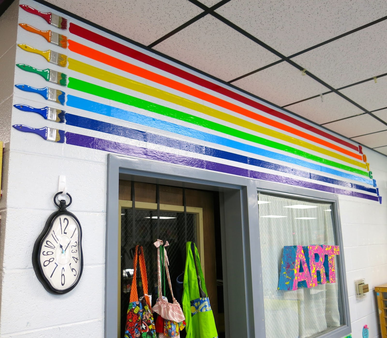Art Room Design : Cassie stephens in the art room roy g biv decor