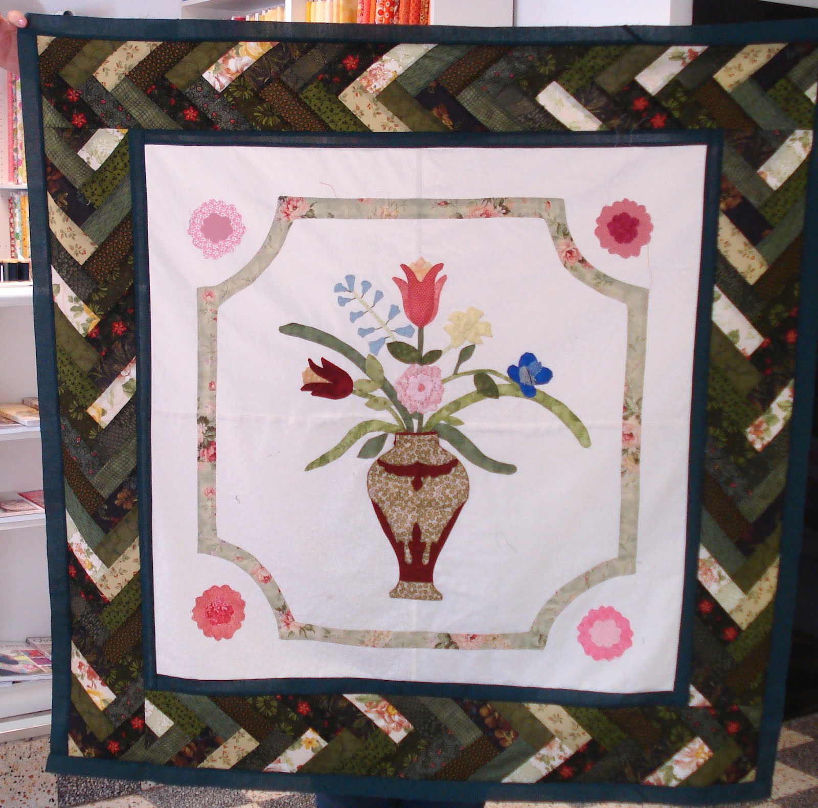 Angie Quilts Barbie's Quilt