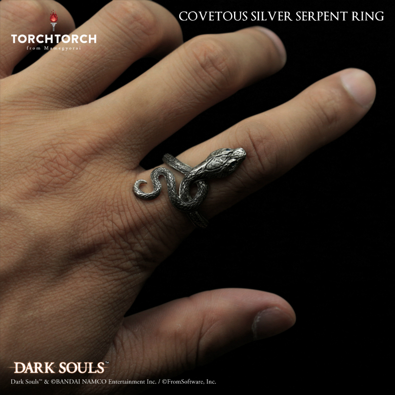 ダークソウル × TORCH TORCH リングコレクション 貪欲な銀の蛇の指輪-
