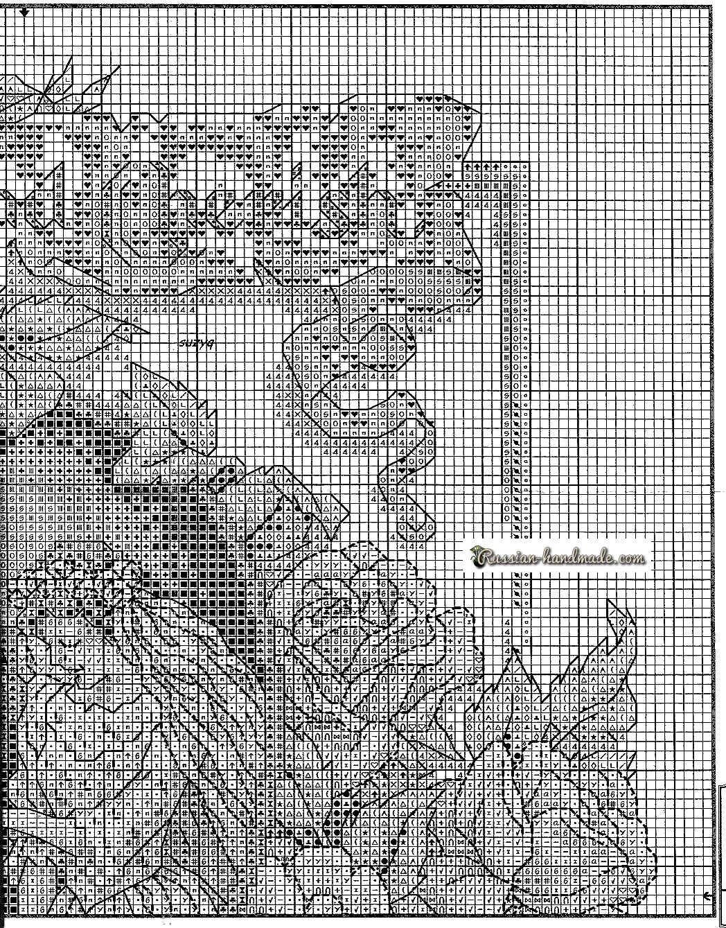 Схемы вышивки крестом. Свадебный сэмплер. В любви и верности (4)