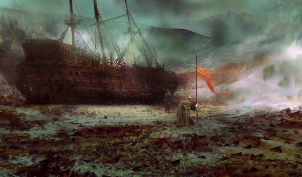 As incríveis ilustrações e pinturas digitais de fantasia de Simon Goinard Simon Goinard ilustrações pintura digital arte conceitual fantasia medieval sombria realista impressionista