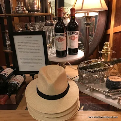gift shop display at Inglenook winery in Rutherford, California
