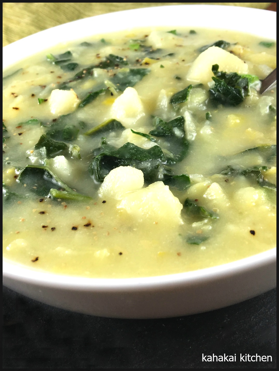 Kahakai Kitchen Cozy Irish Colcannon Soup (Potato, Leek, Cabbage, and